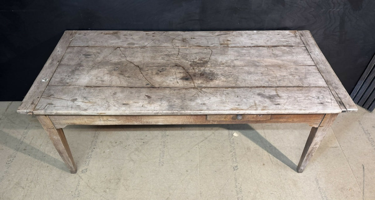French Normandy Scrub Top Kitchen Dining Table