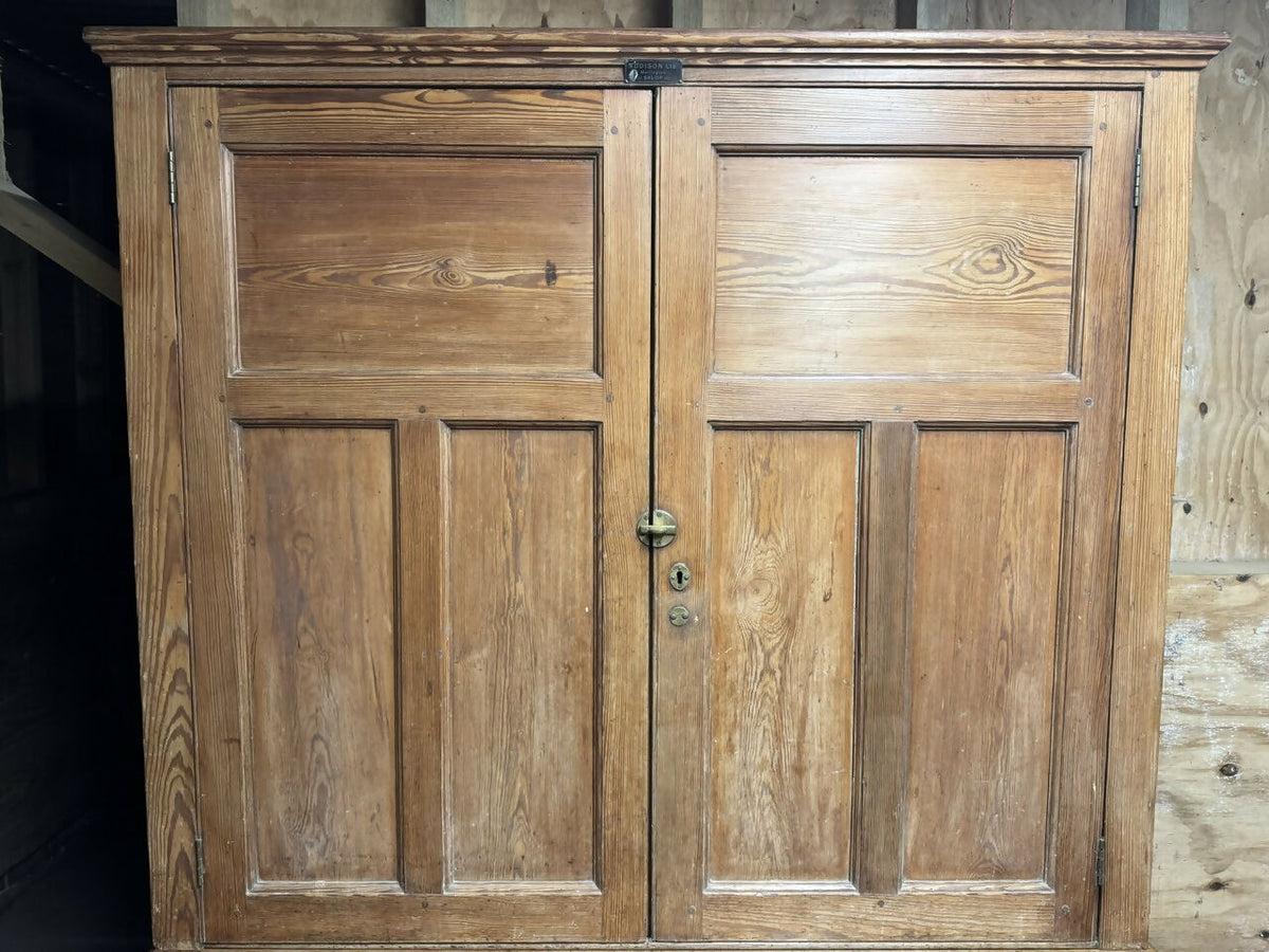 19th Century Pine School Cabinet