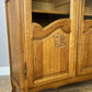 Bookcase Vintage French Louis XVI Oak Display Cabinet Carved Sideboard LOT 6313
