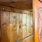 Edwardian Stripped Satinwood Double Mirror Door Wardrobe