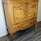 Cabinet Vintage French Louis XVI Oak Cupboard Carved Nightstand LOT 24347