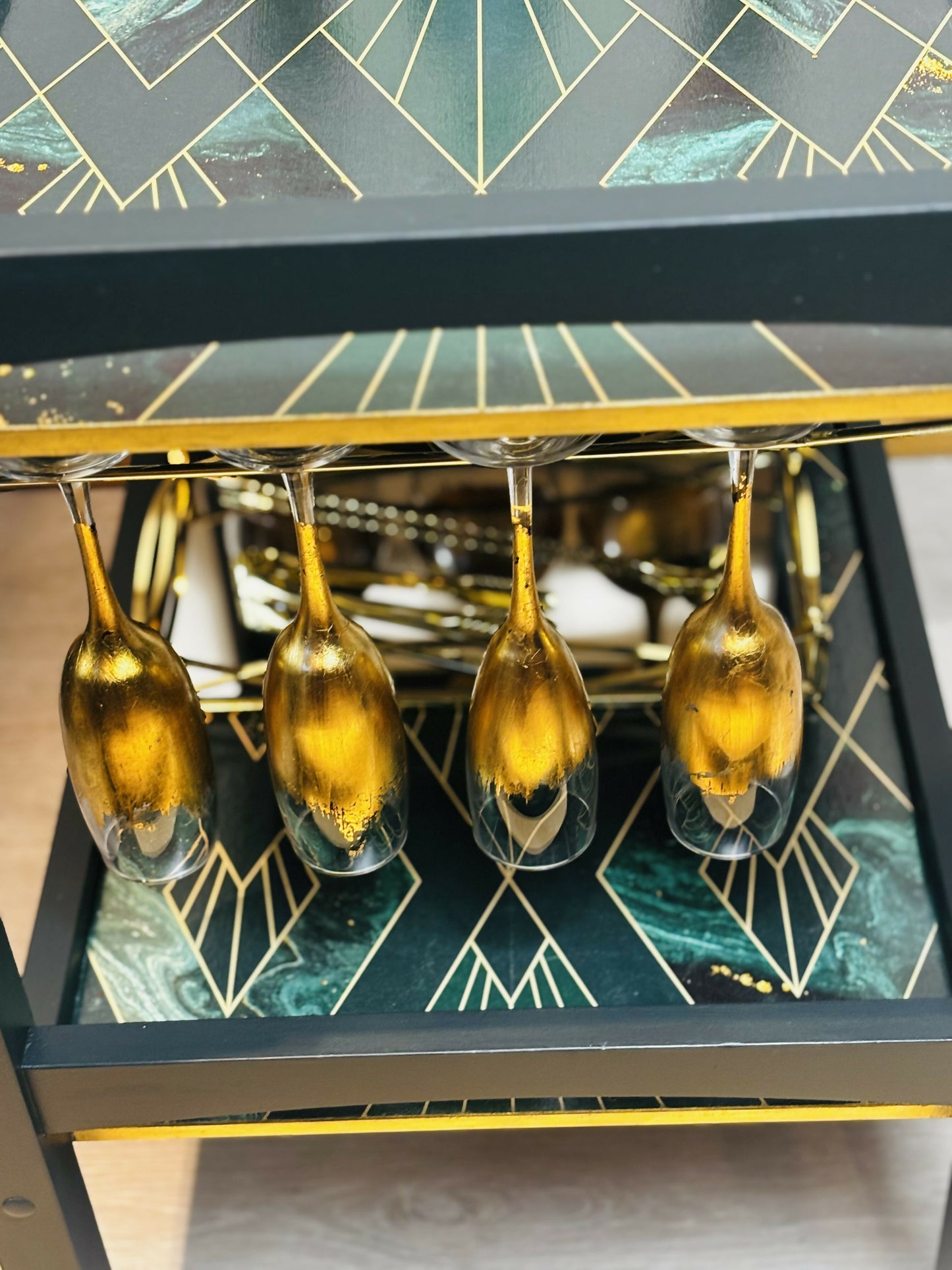 Art Deco Drinks Trolley