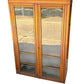 Vintage Victorian Mahogany Library Bookcase Display Cabinet