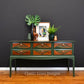 Green Art Deco Sideboard