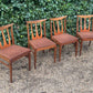 Vintage 1960's G Plan Brasilia Teak Dining Chairs