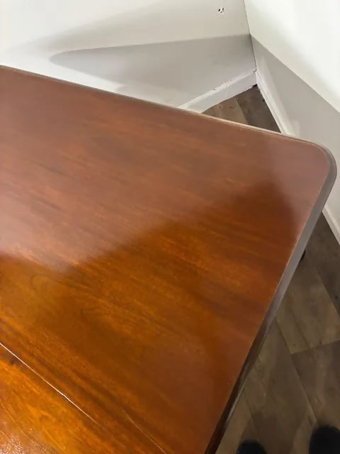 Edwardian Mahogany Wind-Out Extending Dining Table