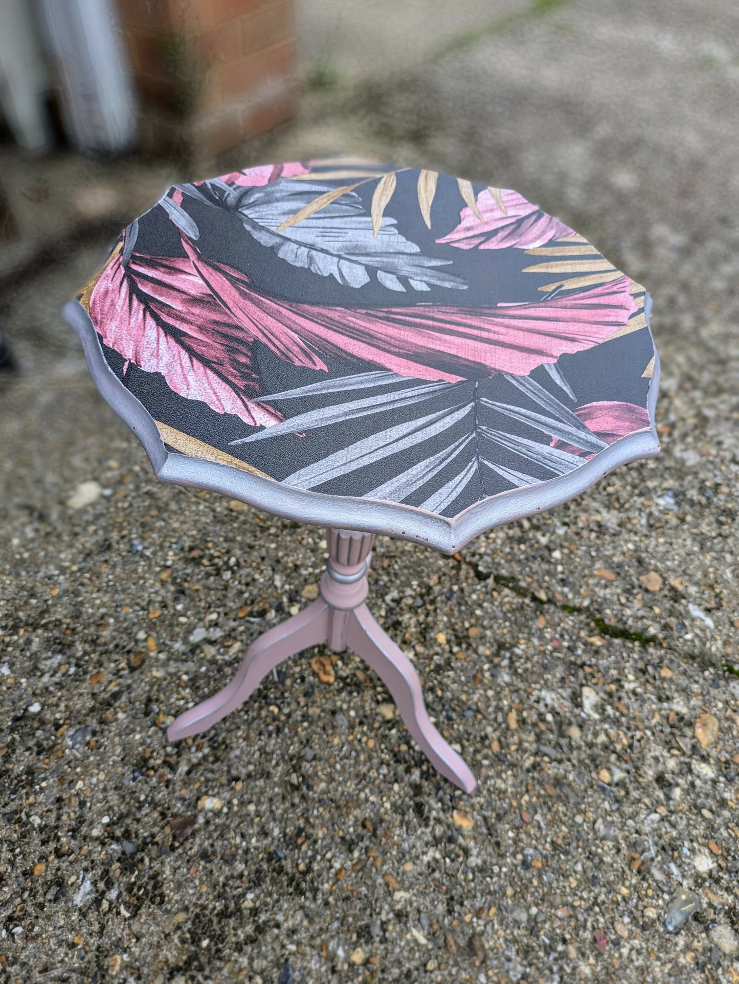 Hand Painted Side Table