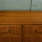 Large Mid Century Tallboy Linen Cabinet with Drawers