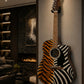 Acoustic Electric Guitar Tiger Zebra Skin Design Fender Electro-Acoustic