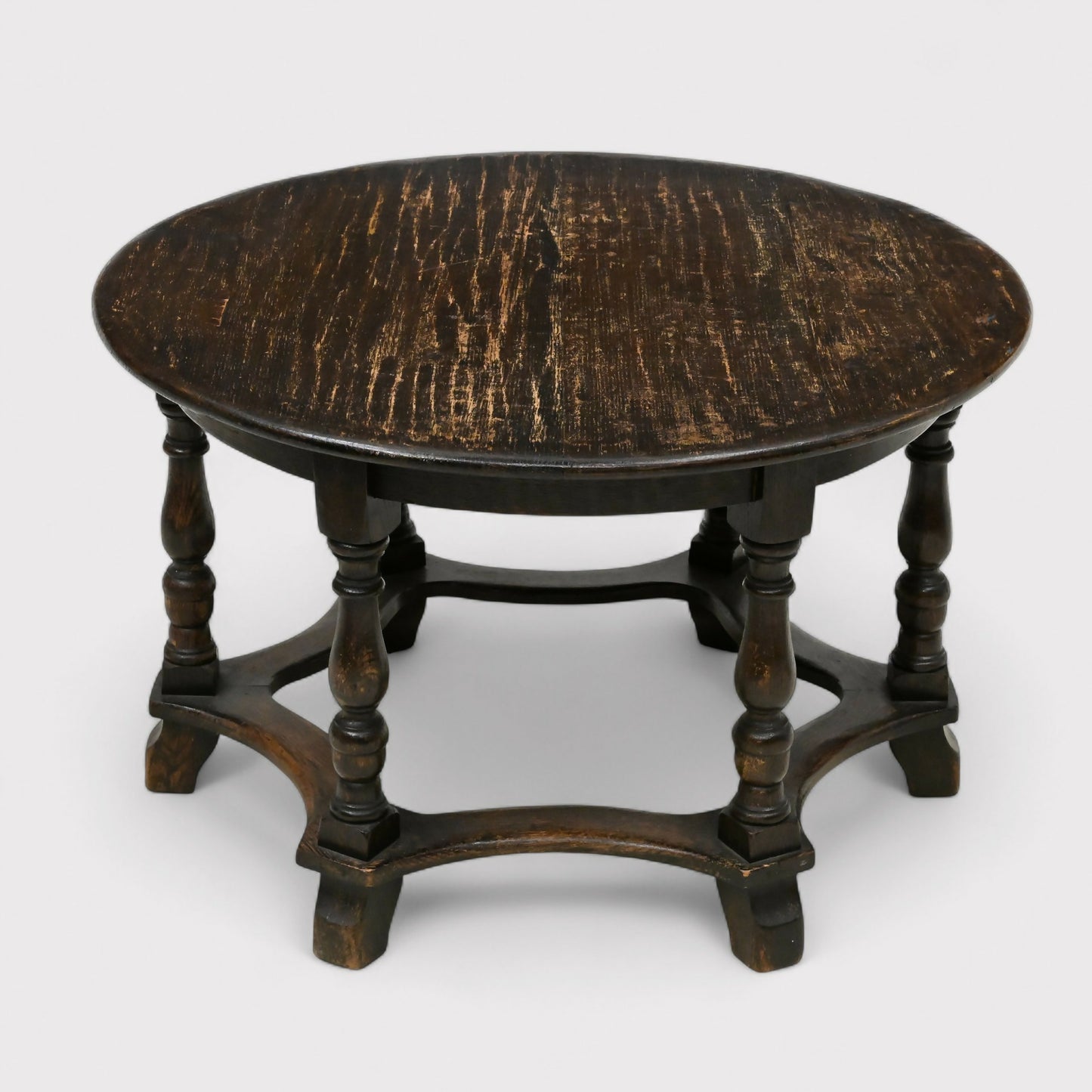 Rare Walter Skull & Son Round Coffee Table 76cm Diameter 47cm H FREE UK Delivery. SBR10822/1208E