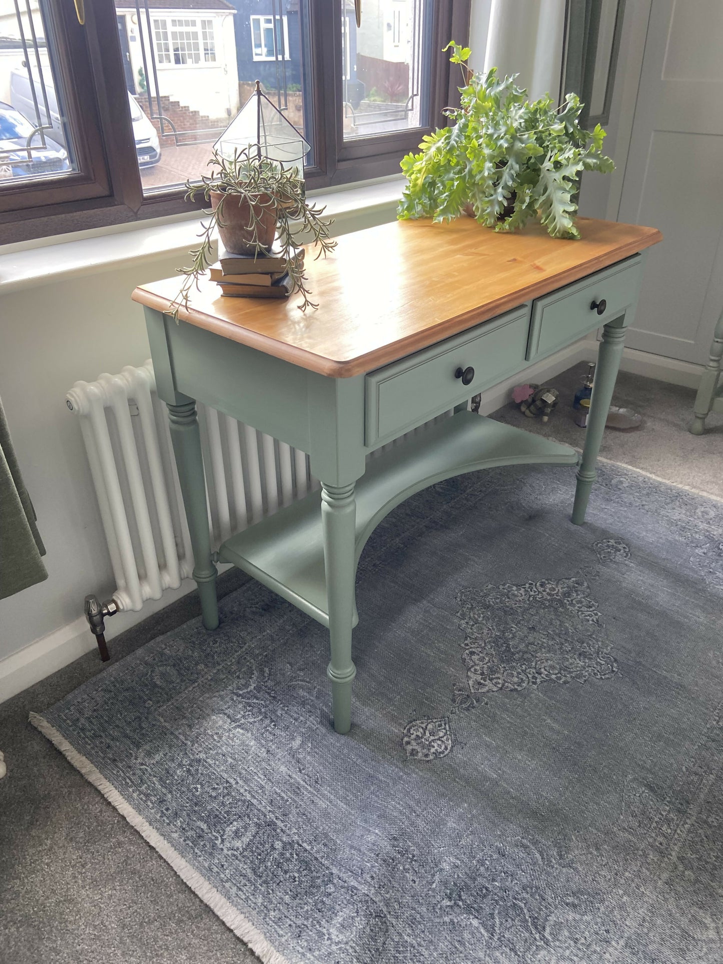 Vintage Ducal Pine Console/Dressing Table/ Desk. Painted Finish. FREE UK DELIVERY!