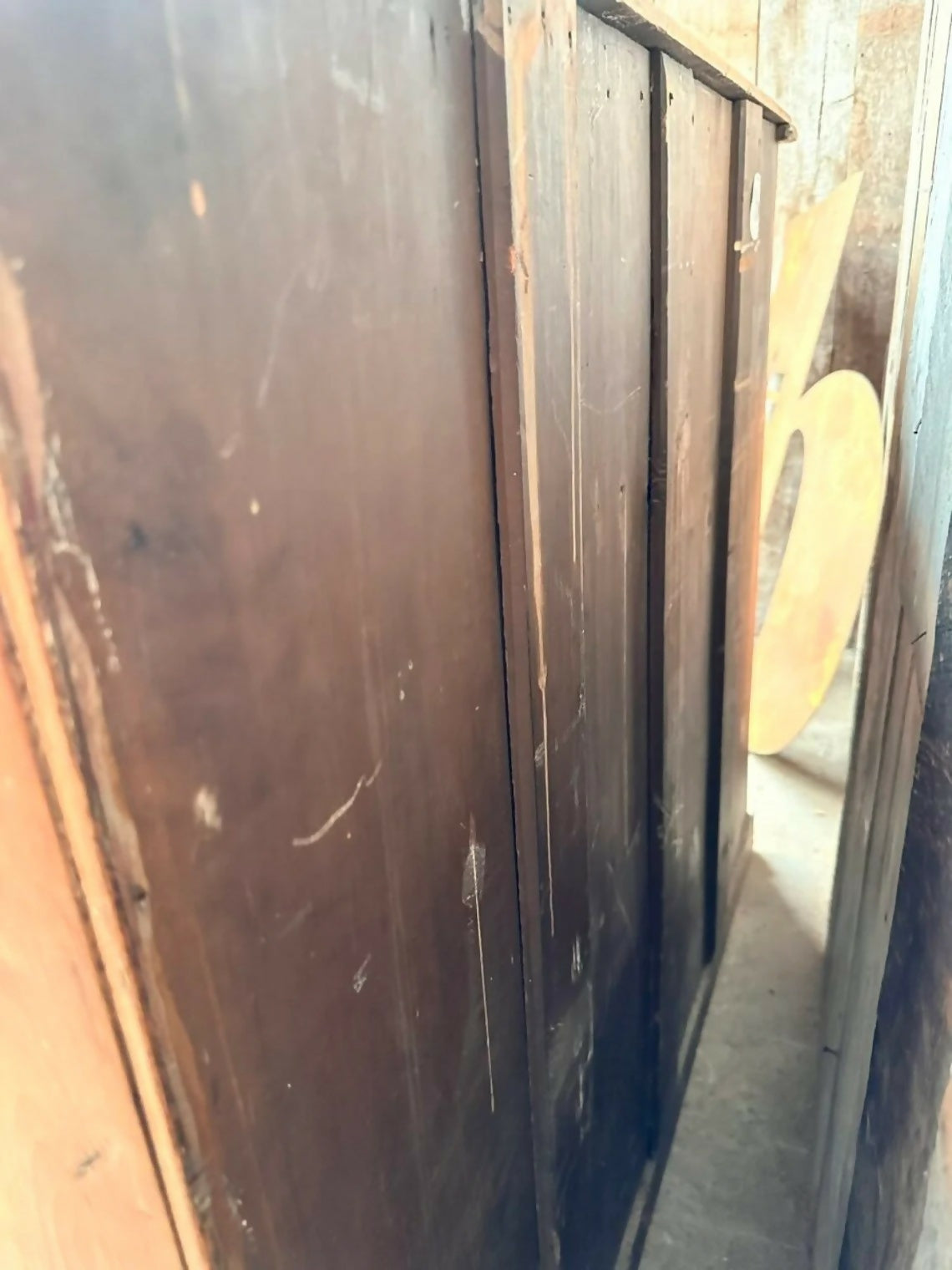 Antique Victorian Pine Two over Three Large Chest of Drawers, c 1870