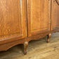 Wardrobe Vintage French Louis XVI Style Oak Five Door Carved Armoire LOT 6397