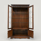 Old Charm Display Cabinet With Cupboard 3 Shelves Tudor Brown FREE UK Delivery*. SBR11110/2910E
