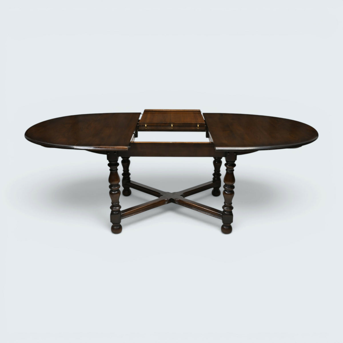 Ercol Woburn Extending Dining Table D End Seats 10 Model 705 Dark FREE Delivery