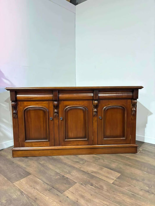 Waring & Gillow Mahogany Victorian Style Sideboard