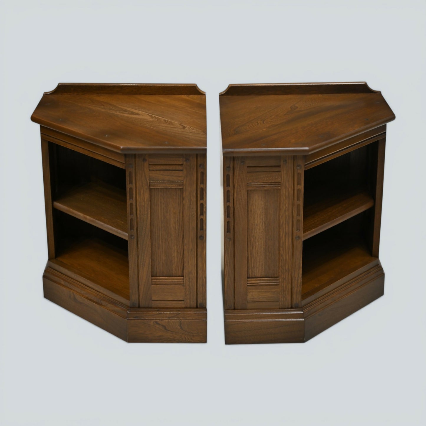 Ercol Entertainment Cabinets 5 Piece Corner Modular Golden Dawn FREE UK Delivery
