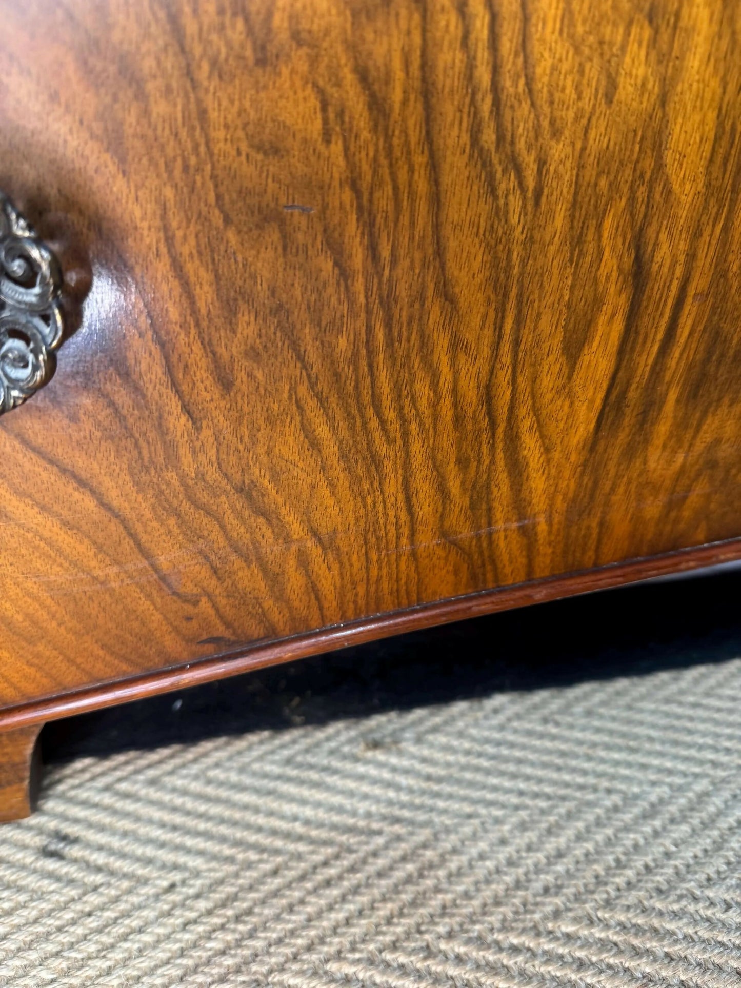 Art Deco Mid century retro vintage dressing table drawers mirror