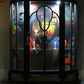 Vintage Black & Gold Display Cabinet