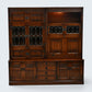 Old Charm Large Wall Unit Bureau Drinks Oak Tudor Brown Finish FREE UK Delivery*