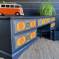 Desk By Stag, Dark Grey Retro 1970s