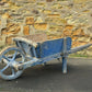 Antique French Painted Wheelbarrow, Early 1900s