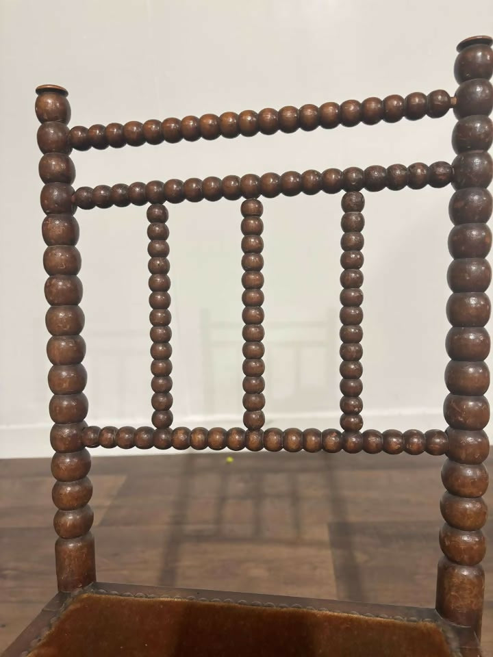 Victorian Mahogany Bobbin leg child's chairb