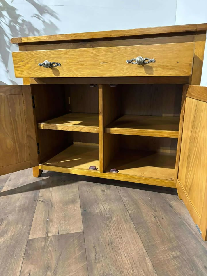 Contemporary Oak Side Cabinet