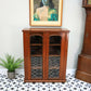 Antique Bookcase Victorian Glazed Bookcase Cabinet in Mahogany
