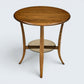 Ercol Round Side Table Lower Tier Mid Century Modern Elm Golden D FREE Delivery*