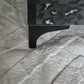 Luxe Black & Gold upcycled Leopard Print Bedside Tables | Art Deco Glam
