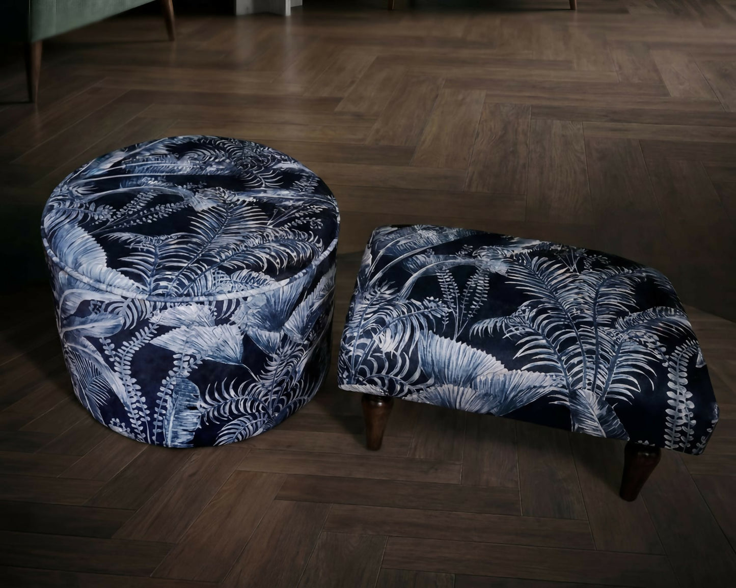 Clarke & Clarke - Majorelle Drum Stool