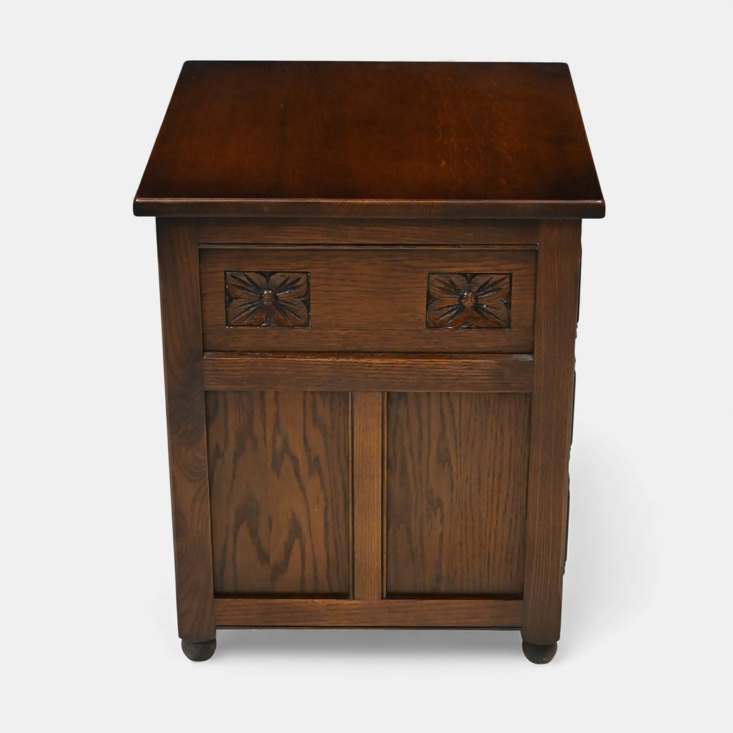 Small Chest Of Drawers Old Charm Bedside 3 Drawers Tudor Brown FREE UK Delivery*. SBR11021/0710E
