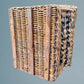 Large Antique Wicker Basket /log Basket