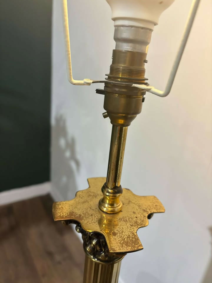 Brass Corinthian Table Lamp1