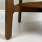 Vintage Remploy Teak Coffee Table Glass Top Round Mid Century Side Table 58.5cm