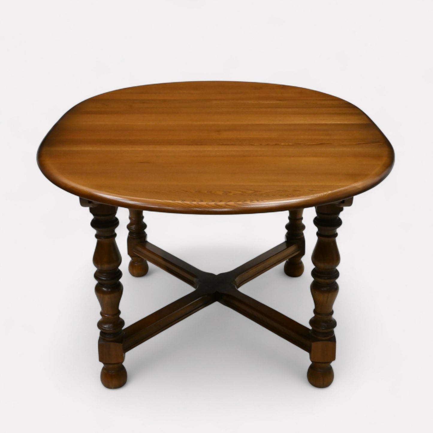 Ercol Large Extending Dining Table D End Seats 10 Model 705 GD FREE UK Delivery. SBR10380/2504E