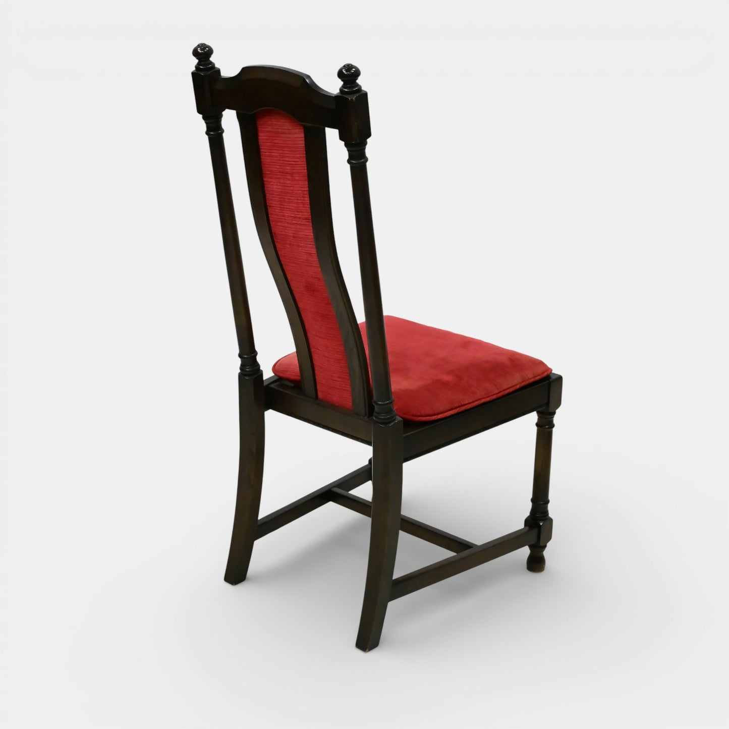 8 Ercol Hampton Dining Chairs Including 2 Carvers Red Upholstery FREE UK Delivery. SBR11033/1010E