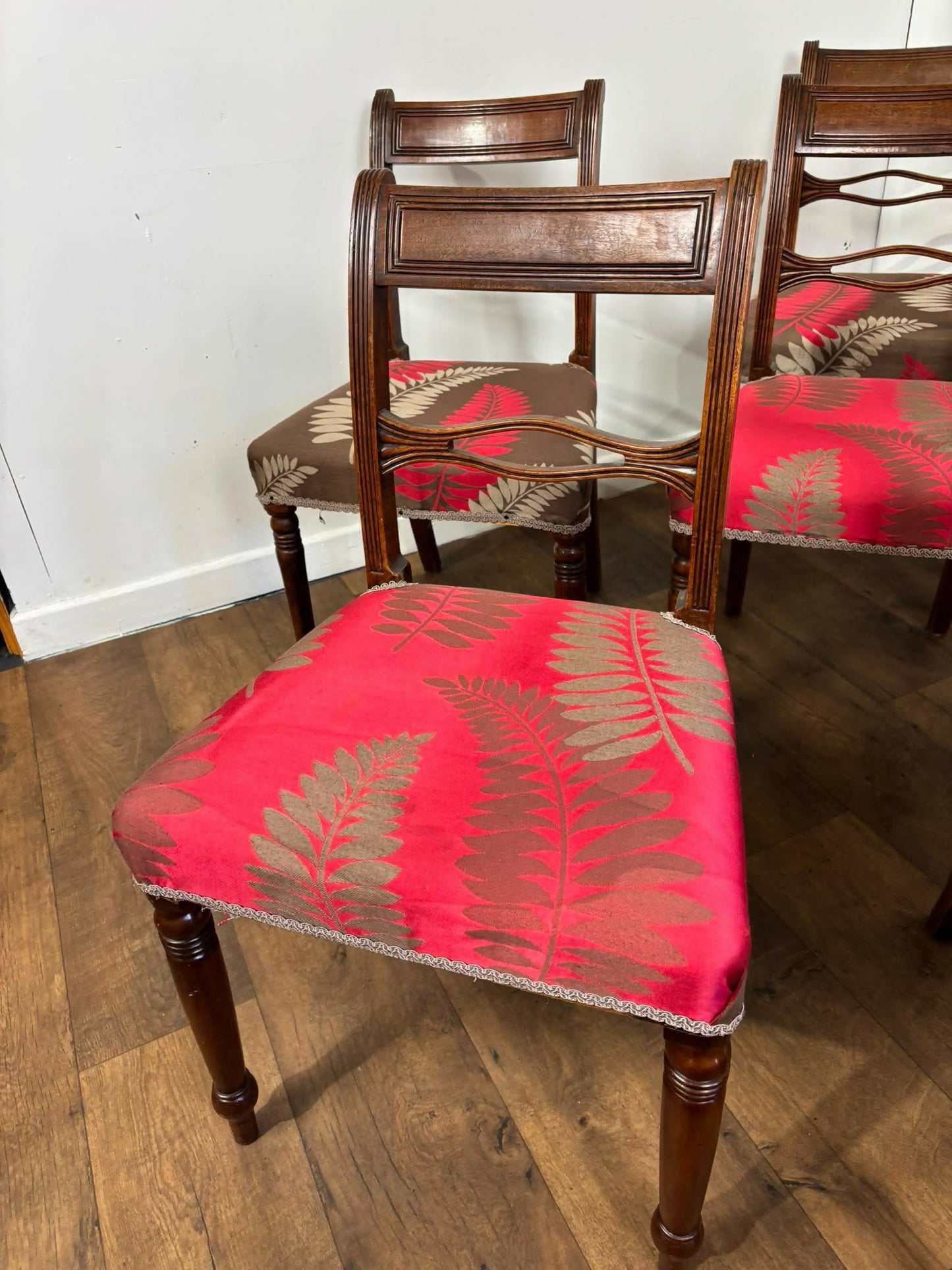 Set of Six 19th Century Mahogany Dining Chairs
