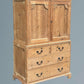 Pine Press / Pine Cupboard In The Georgian Style