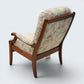Ercol Style Armchair Easy Chair Very Sturdy Floral Upholstery FREE UK Delivery*