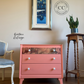 Harris Lebus Chest Of drawers Bedside Table Pink Coral 3 drawers