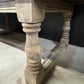 Rare Deep Large Oak Farmhouse Dining Table