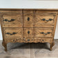 French Bleached Oak Commode Chest of Drawers