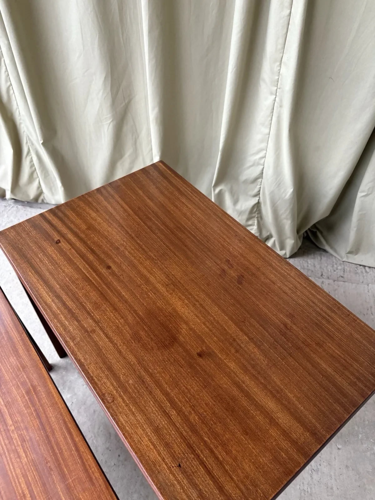 Vintage Mid Century Teak Nest Of Side Tables Scandi Danish Style Retro R981