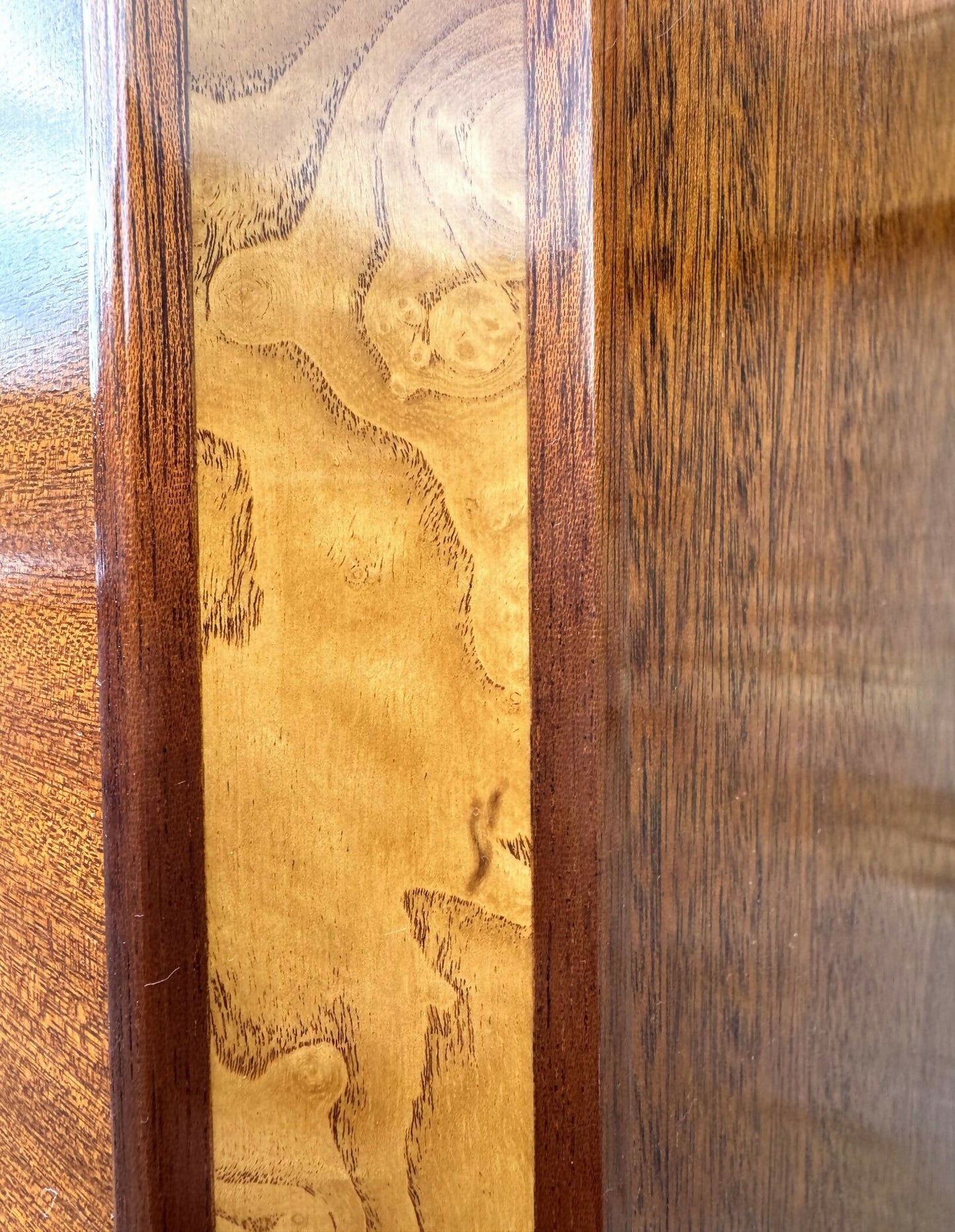 Mahogany and Walnut Display Cabinet - Charles Barr