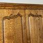 Wardrobe Vintage French Style Oak Five Door Carved Armoire Cabinet LOT 6111