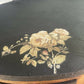 Amoire French Dressing Table Black Floral Designer