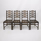 6 Ercol Dining Chairs Ladderback In Dark Finish FREE Nationwide Delivery*. SBR9528/0509D