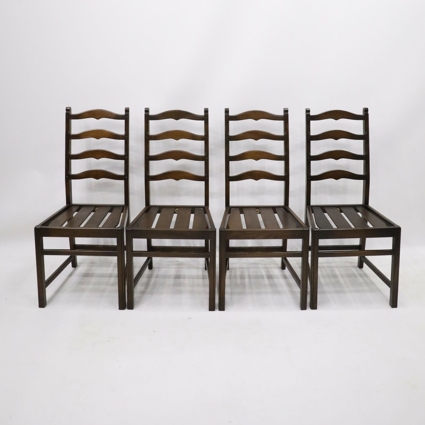 6 Ercol Dining Chairs Ladderback In Dark Finish FREE Nationwide Delivery*. SBR9528/0509D